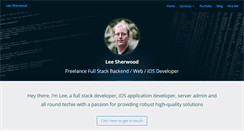 Desktop Screenshot of lee-sherwood.com